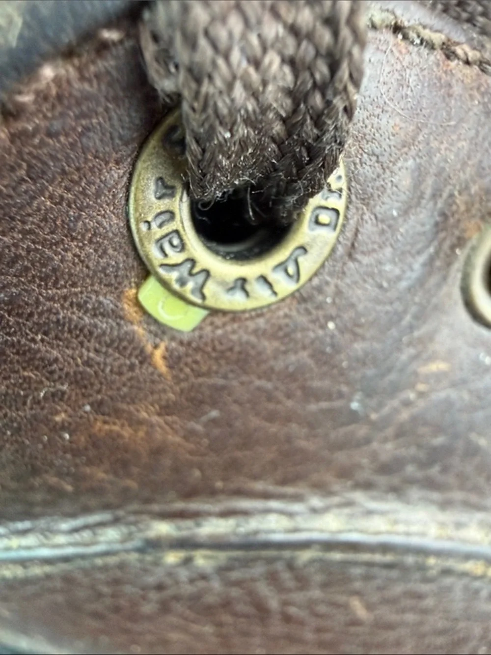 Dr. Martens Unisex Dark Brown Leather Lace-Up‎ Oxfords M9|W10